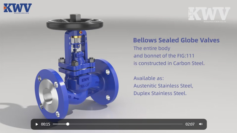 Bellows Sealed Globe Valves