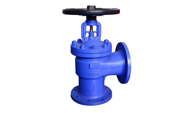 DIN Angle Type Bellows Seal Globe Valve